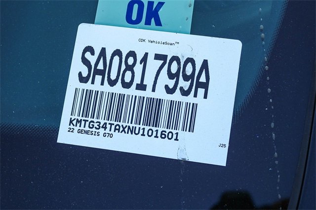 Used 2022 Genesis G70 2.0T w/ Prestige Package image 30