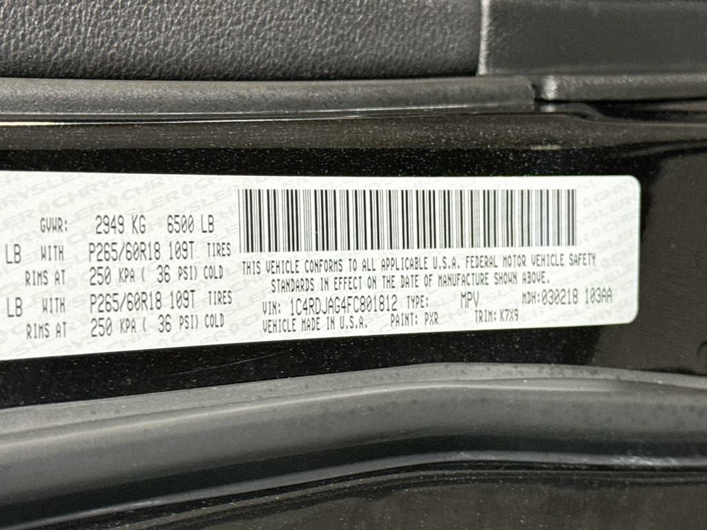 Used 2015 Dodge Durango SXT w/ Quick Order Package 23B AWD/4WD image 34
