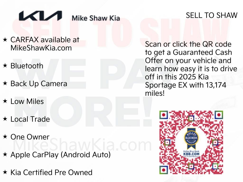 Certified 2025 Kia Sportage EX image 12