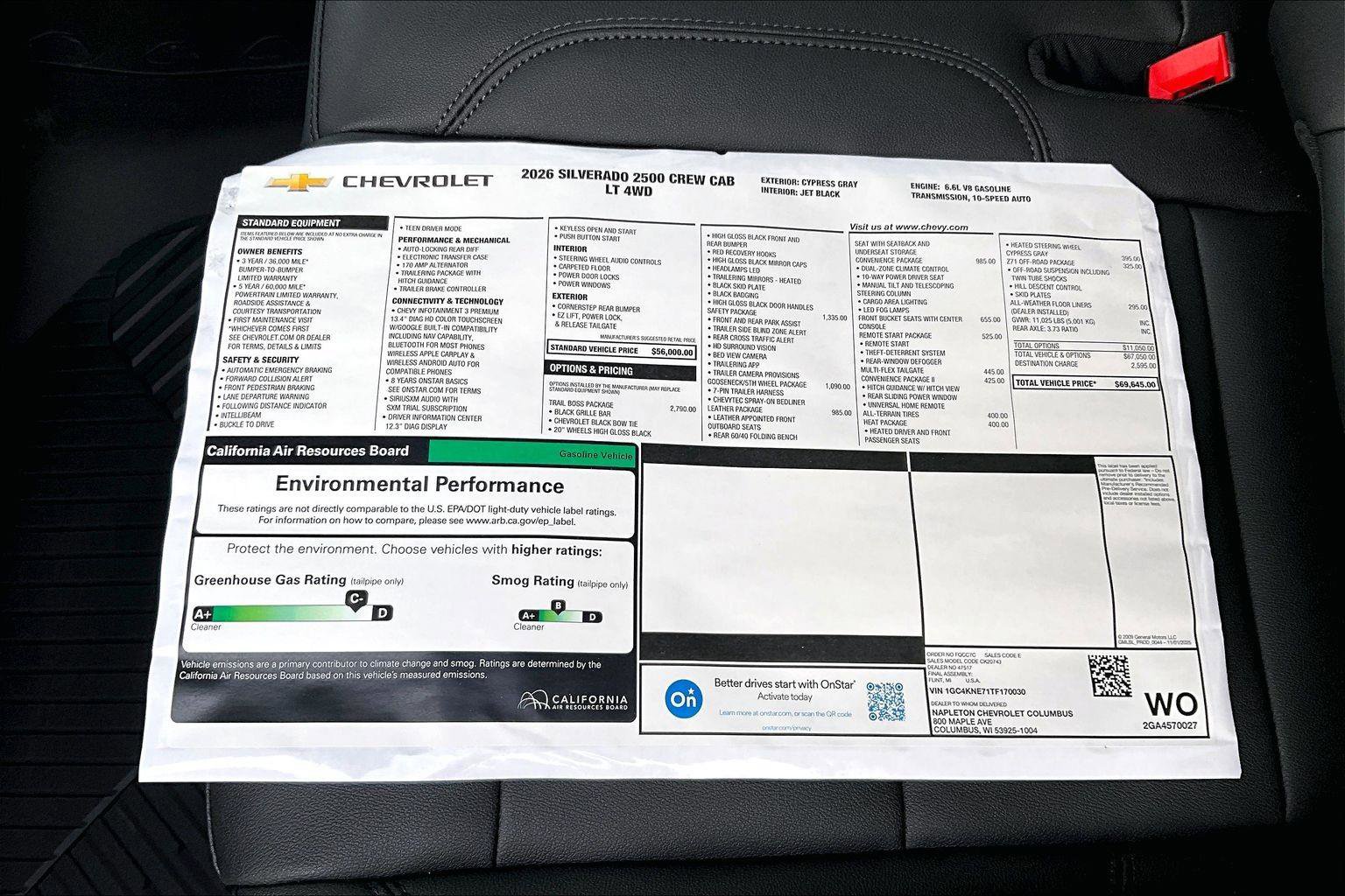 New 2026 Chevrolet Silverado 2500 LT w/ Trail Boss Package image 14