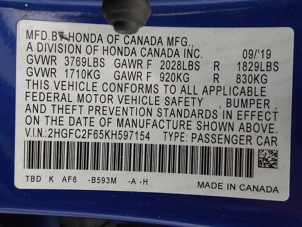 Used 2019 Honda Civic LX image 33