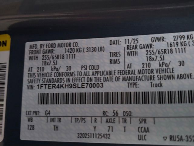 New 2025 Ford Ranger Lariat w/ Convenience Package image 28