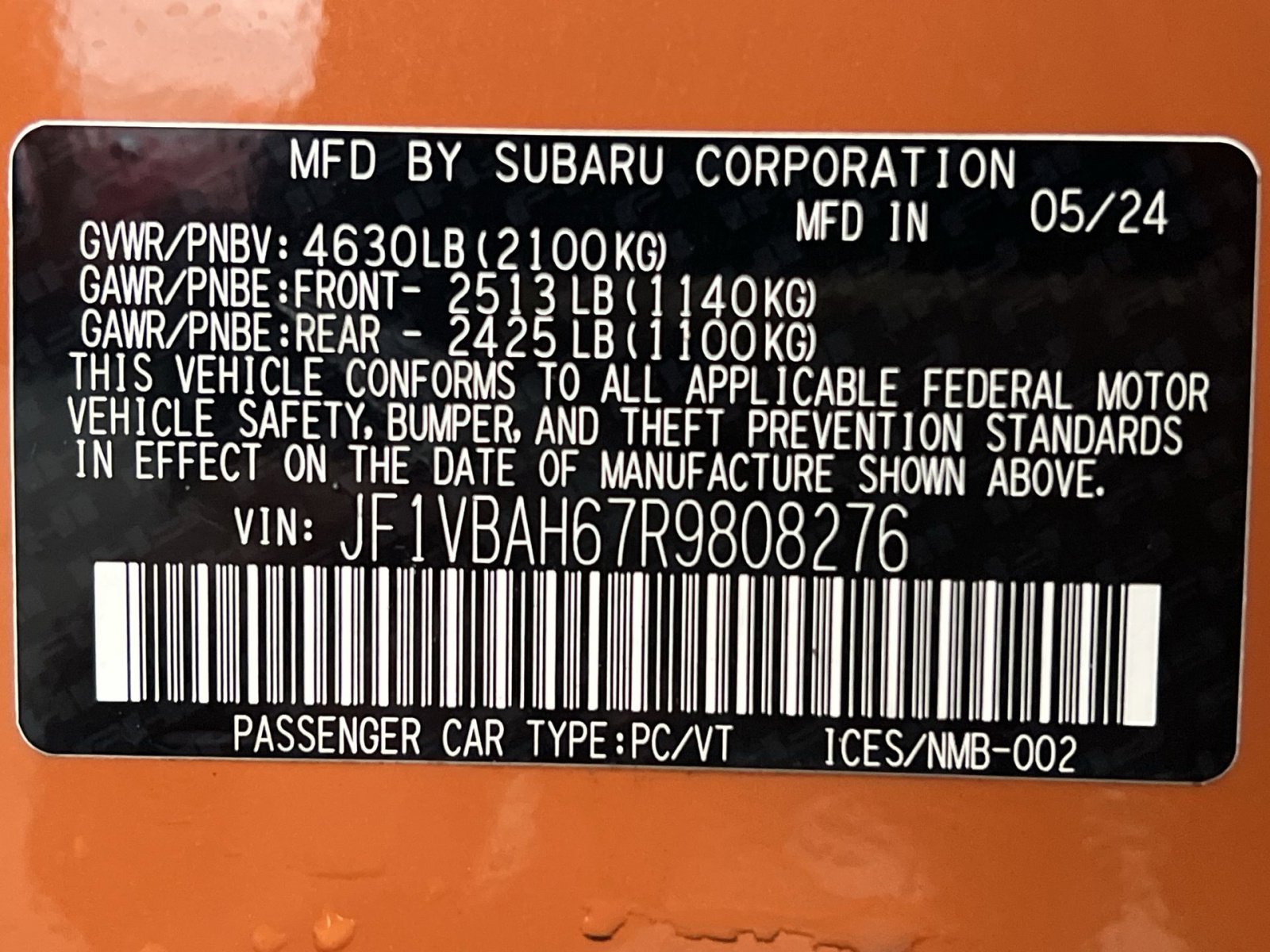 Used 2024 Subaru WRX Premium image 27