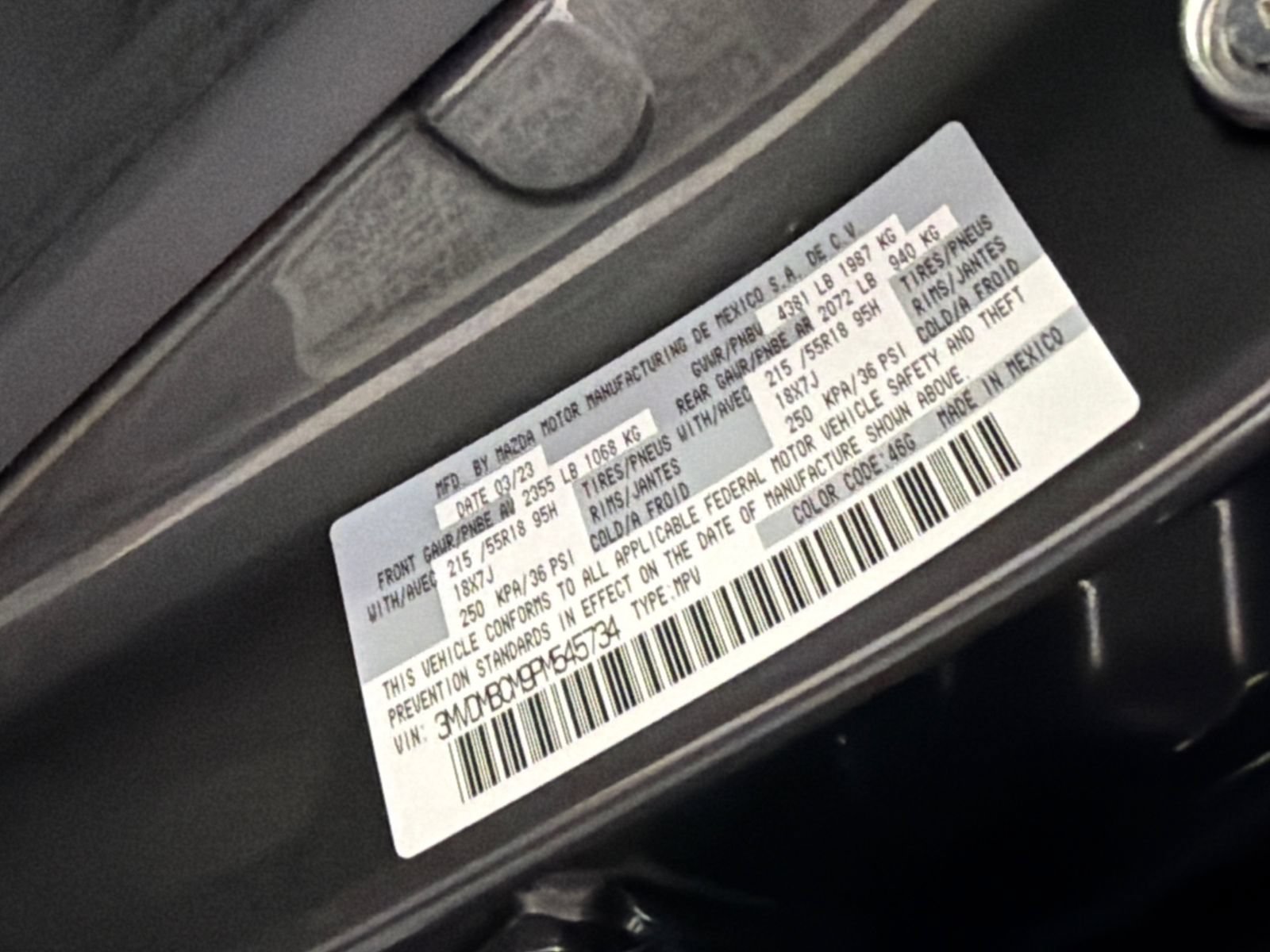 Used 2023 MAZDA CX-30 AWD 2.5 S w/ Preferred Package image 17