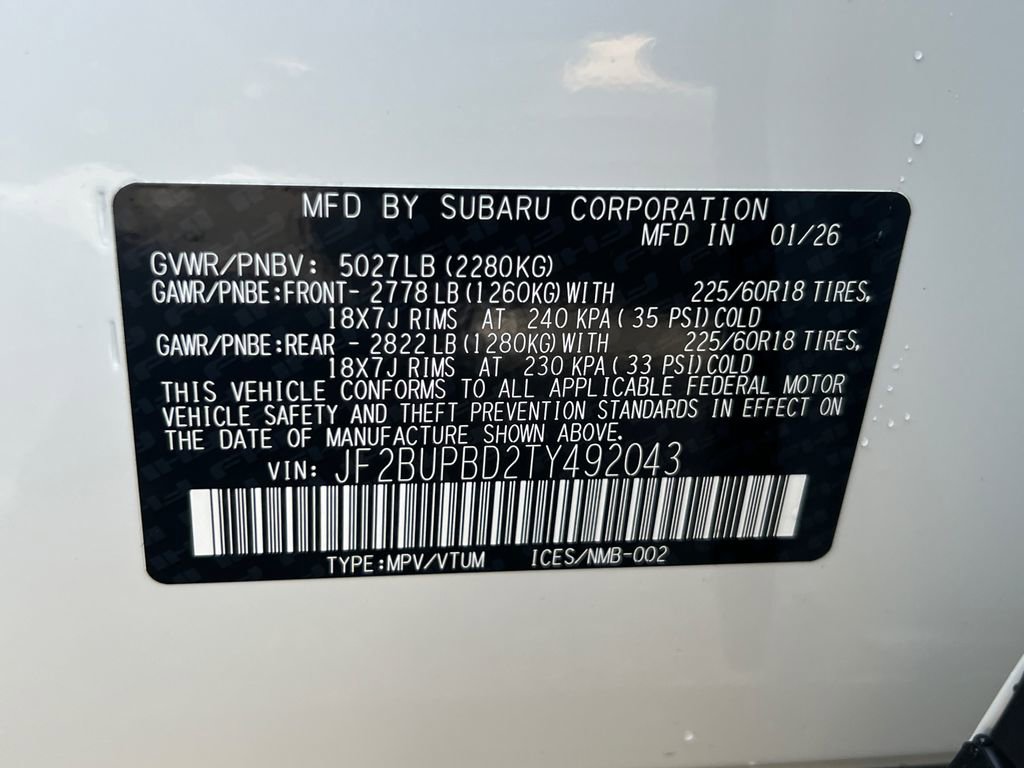 New 2026 Subaru Outback Premium image 31