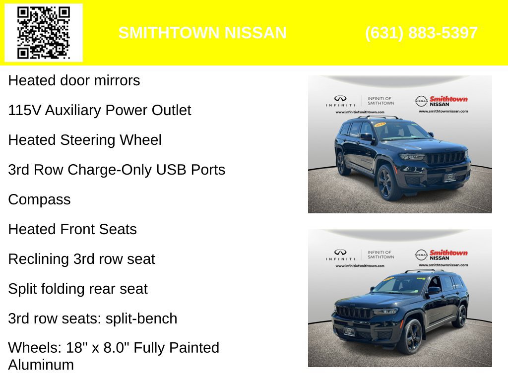 Used 2023 Jeep Grand Cherokee L Laredo AWD/4WD image 8