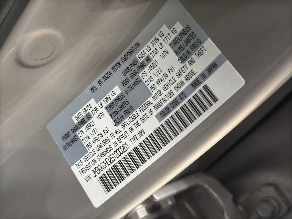 Used 2025 MAZDA CX-90 3.3 Turbo w/ Premium Sport Pkg image 39