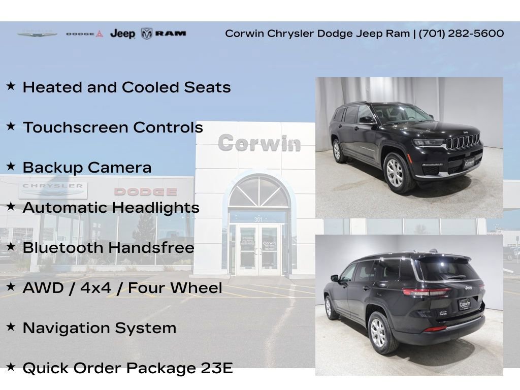 Used 2023 Jeep Grand Cherokee L Limited w/ Luxury Tech Group II AWD/4WD image 8