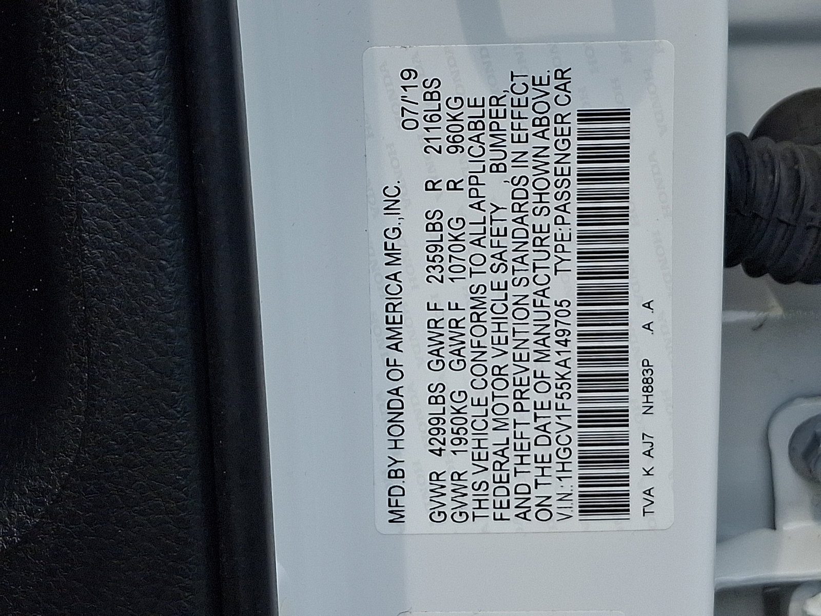 Used 2019 Honda Accord EX-L image 27