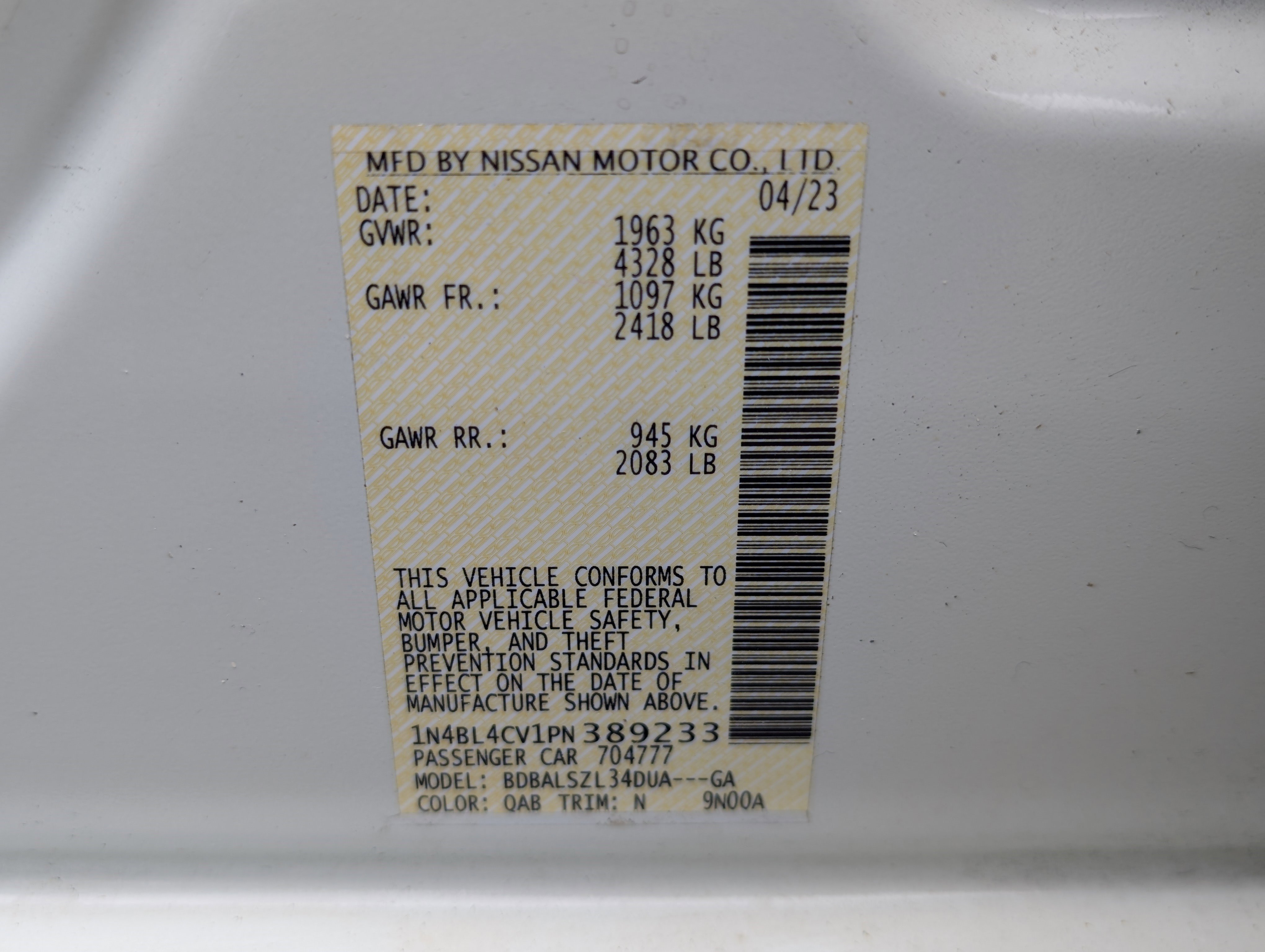 Used 2023 Nissan Altima 2.5 SR image 35
