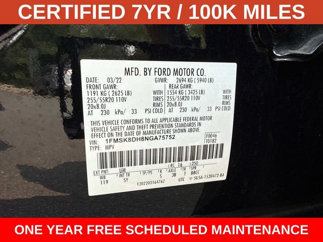 Used 2022 Ford Explorer XLT w/ Equipment Group 202A AWD/4WD image 29