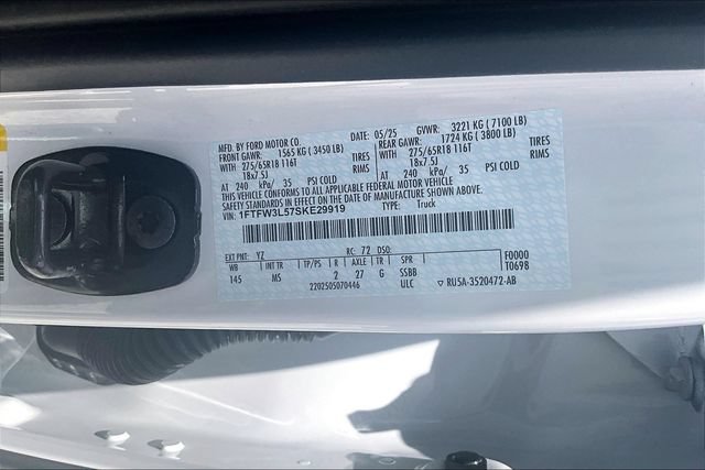Used 2025 Ford F150 XLT w/ Equipment Group 301A Standard AWD/4WD image 31