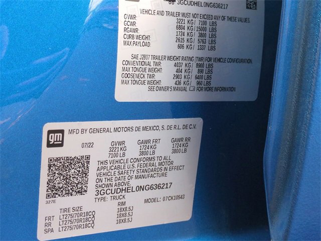 Certified 2022 Chevrolet Silverado 1500 ZR2 w/ Technology Package image 35