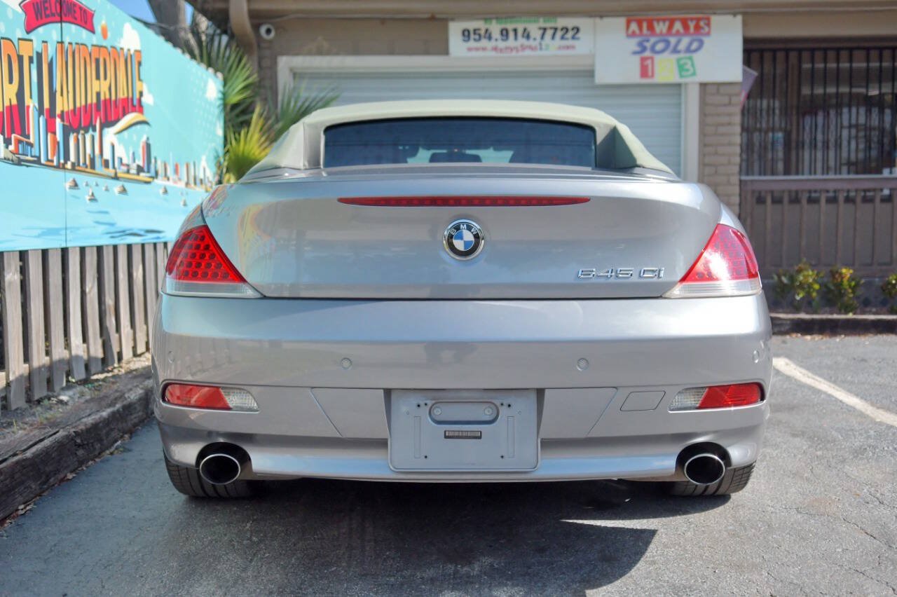 Used 2005 BMW 645Ci Convertible RWD image 23