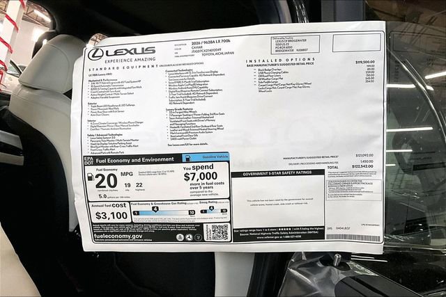 New 2026 Lexus LX 700h Luxury image 14