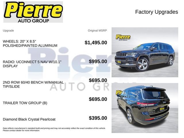 Used 2021 Jeep Grand Cherokee L Limited w/ Trailer Tow Group (B) AWD/4WD image 14