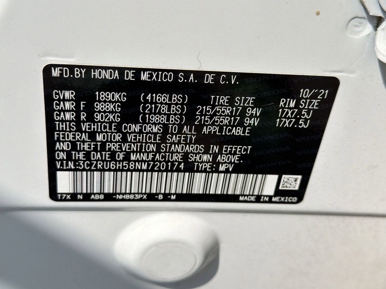 Used 2022 Honda HR-V EX image 19