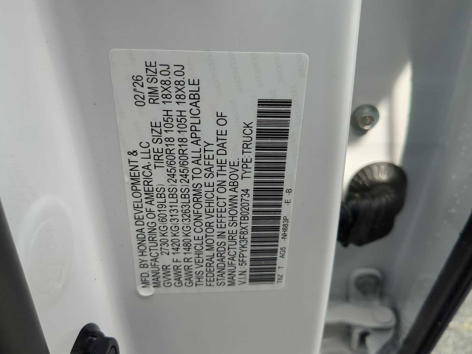 New 2026 Honda Ridgeline Black Edition image 31