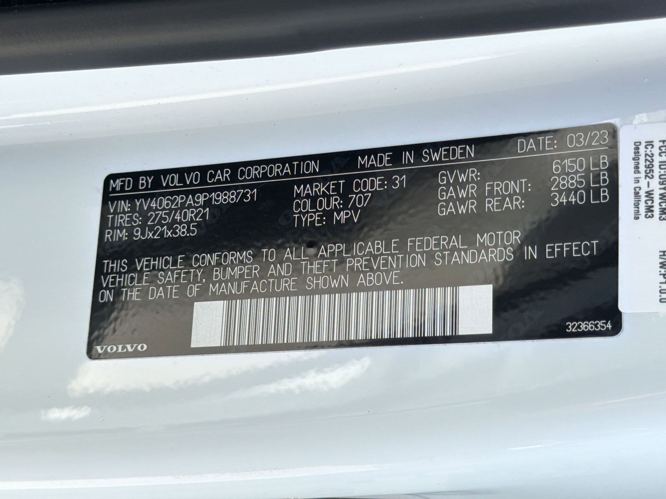 Used 2023 Volvo XC90 B6 Ultimate w/ Protection Package Premier AWD/4WD image 19