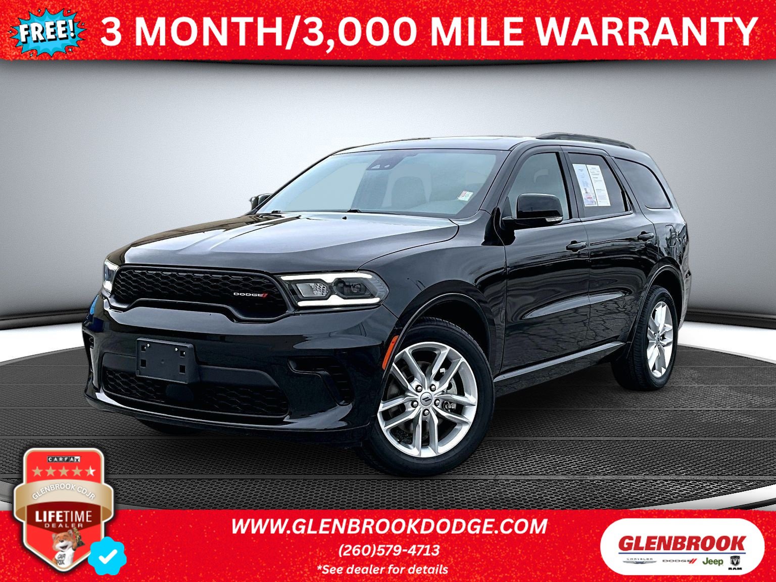 Certified 2024 Dodge Durango GT AWD/4WD image 1