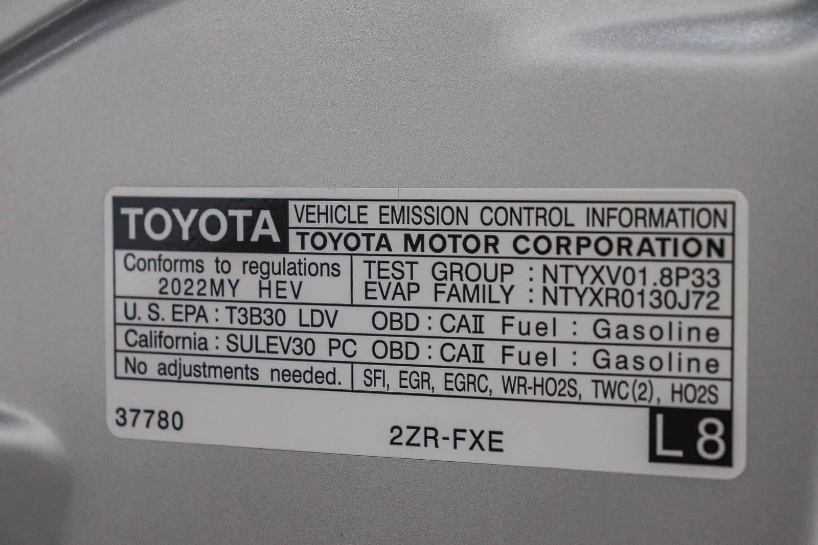 Certified 2022 Toyota Prius LE FWD image 30