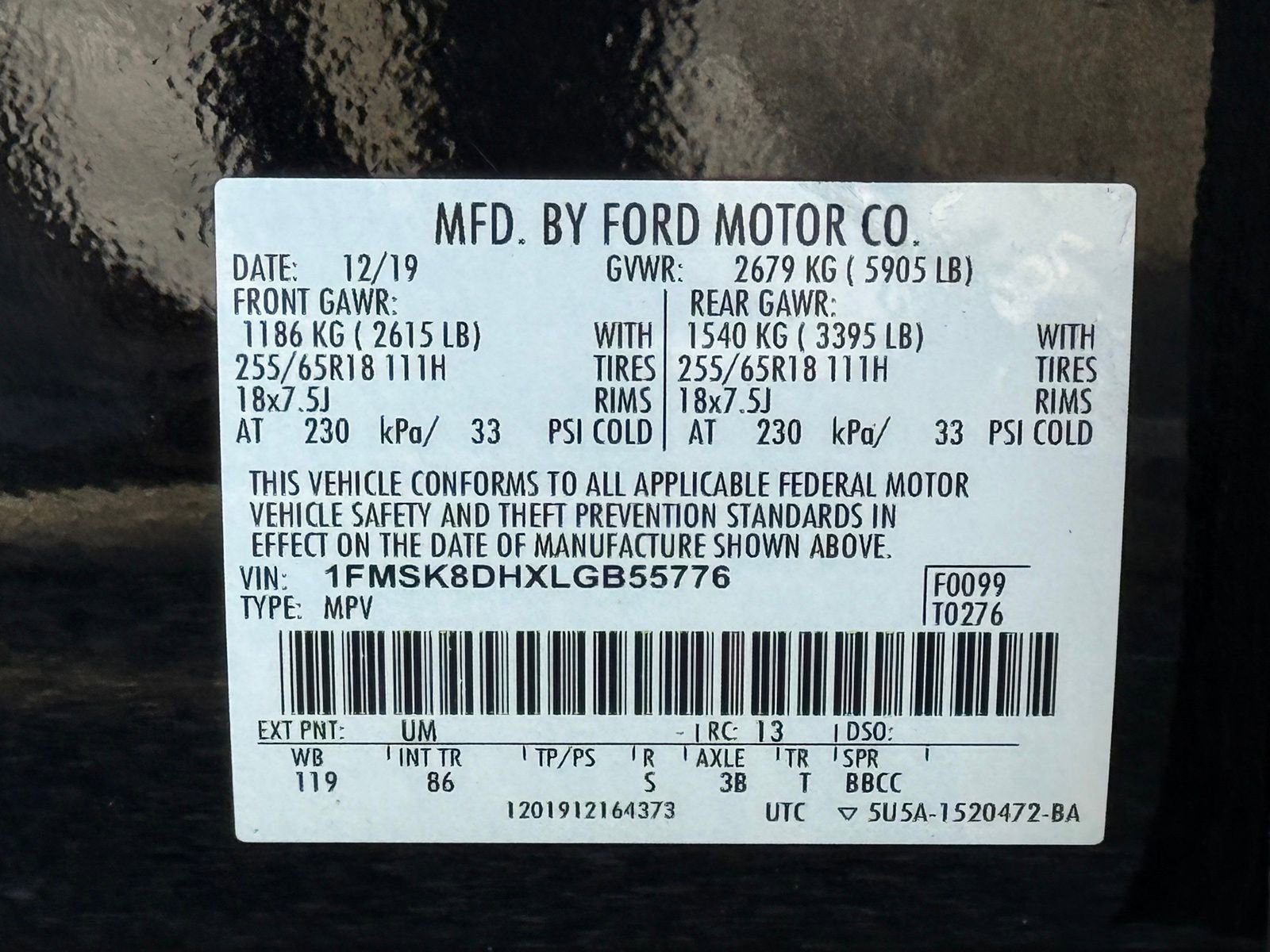 Used 2020 Ford Explorer XLT AWD/4WD image 51