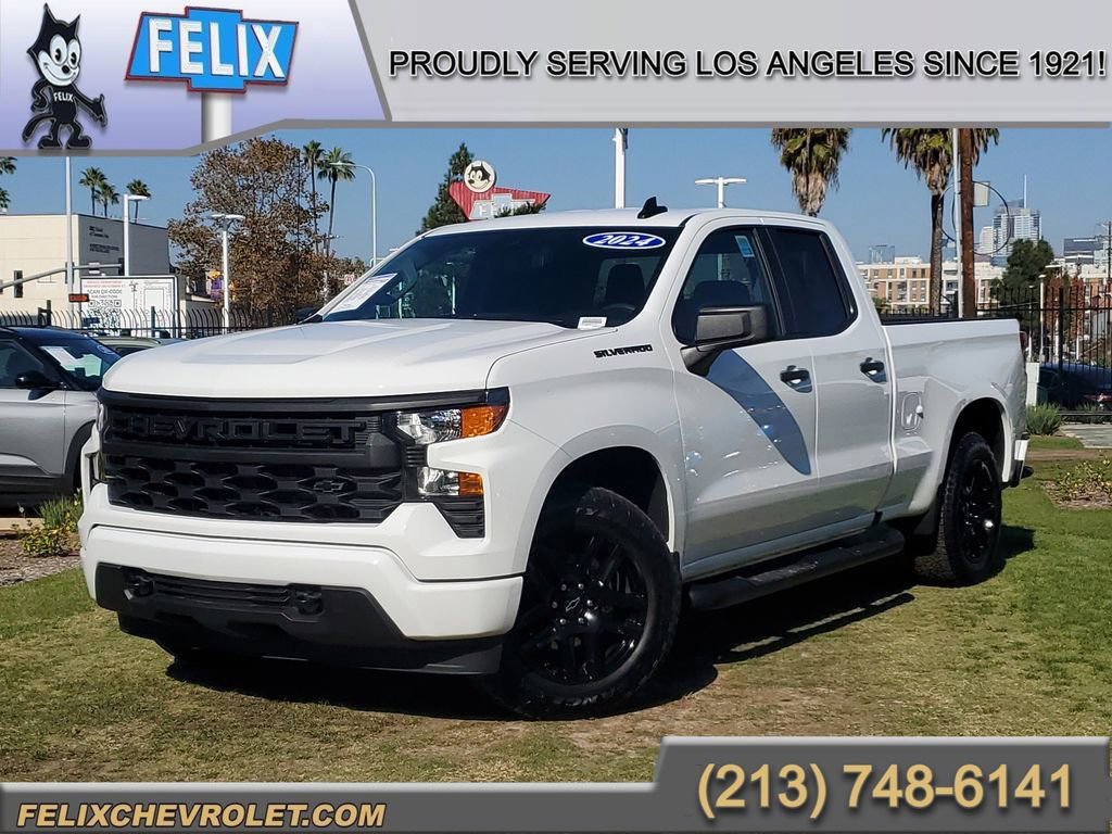 Used 2024 Chevrolet Silverado 1500 Custom w/ Turbomax Blackout Package