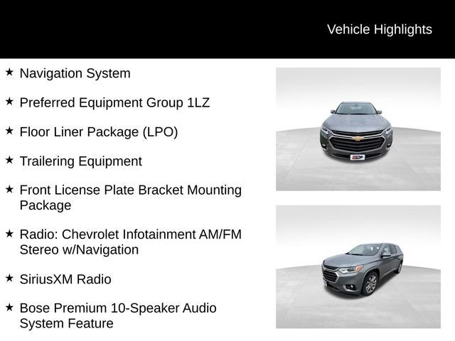 Certified 2019 Chevrolet Traverse Premier w/ LPO, Floor Liner Package AWD/4WD image 13