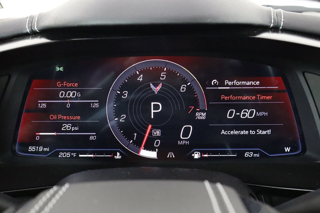 Used 2025 Chevrolet Corvette Stingray Preferred Cpe w/ Stealth Interior Trim Package RWD image 11