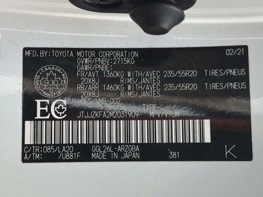Used 2021 Lexus RX 350L AWD w/ Luxury Package image 65
