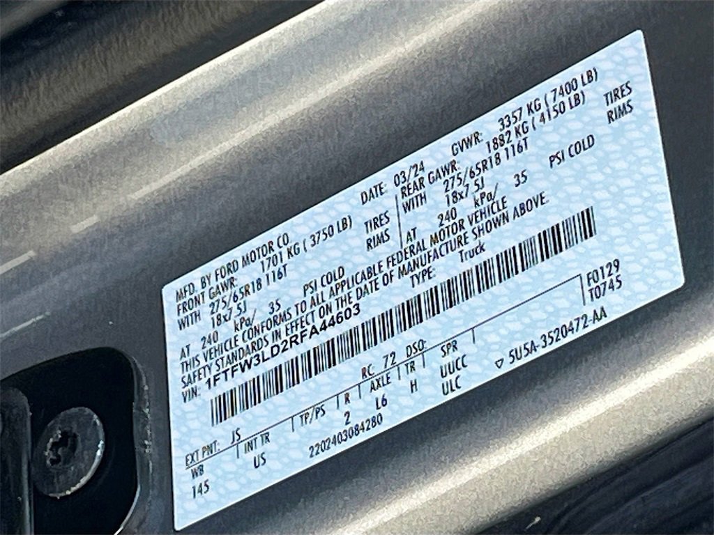 Used 2024 Ford F150 XLT w/ Mobile Office Package image 33