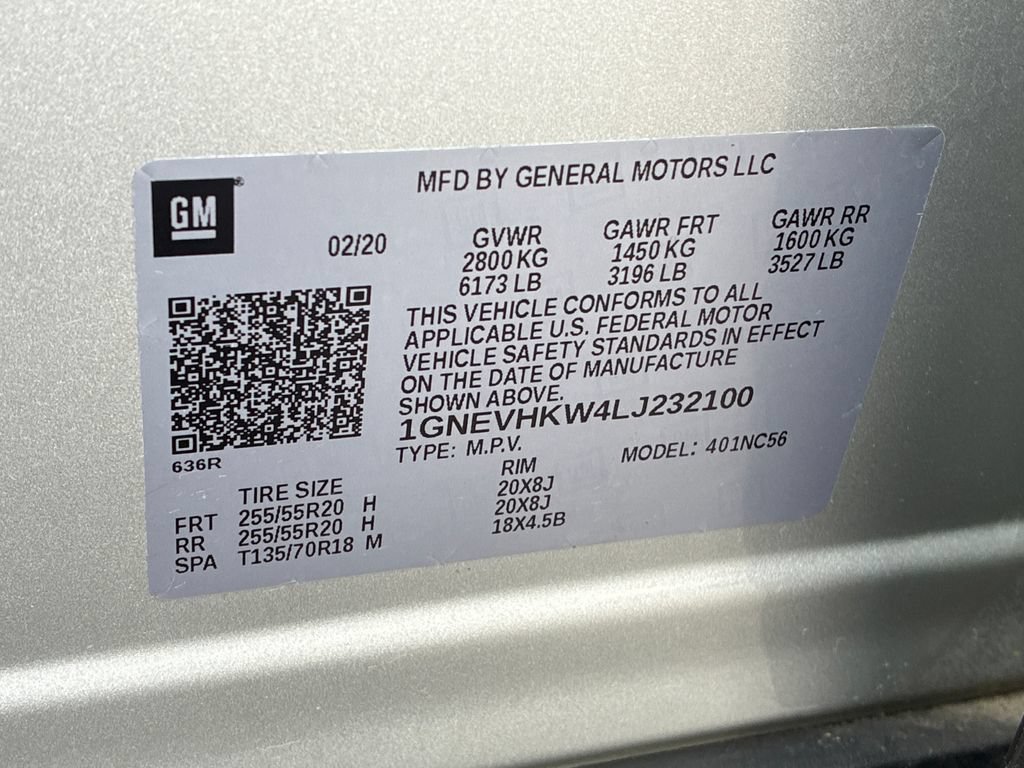 Used 2020 Chevrolet Traverse LT w/ LT Premium Package AWD/4WD image 60