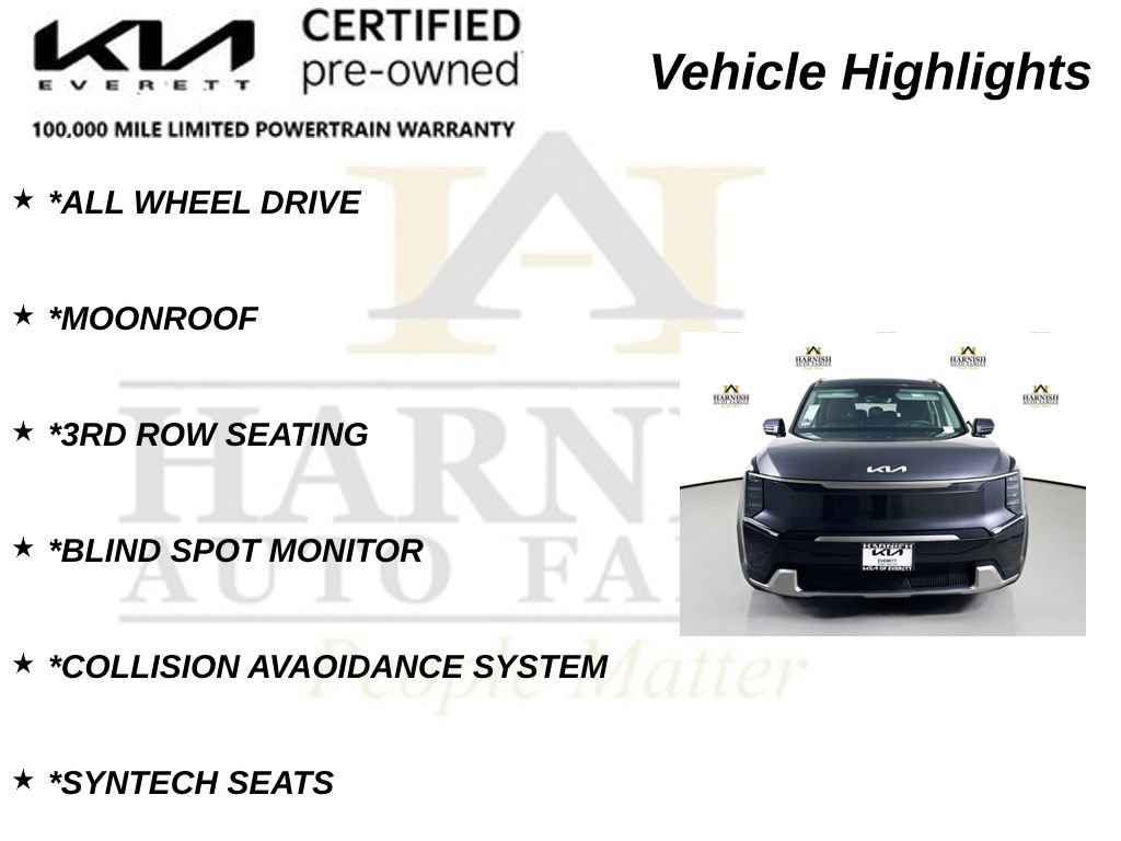 Certified 2024 Kia EV9 Wind AWD/4WD image 9