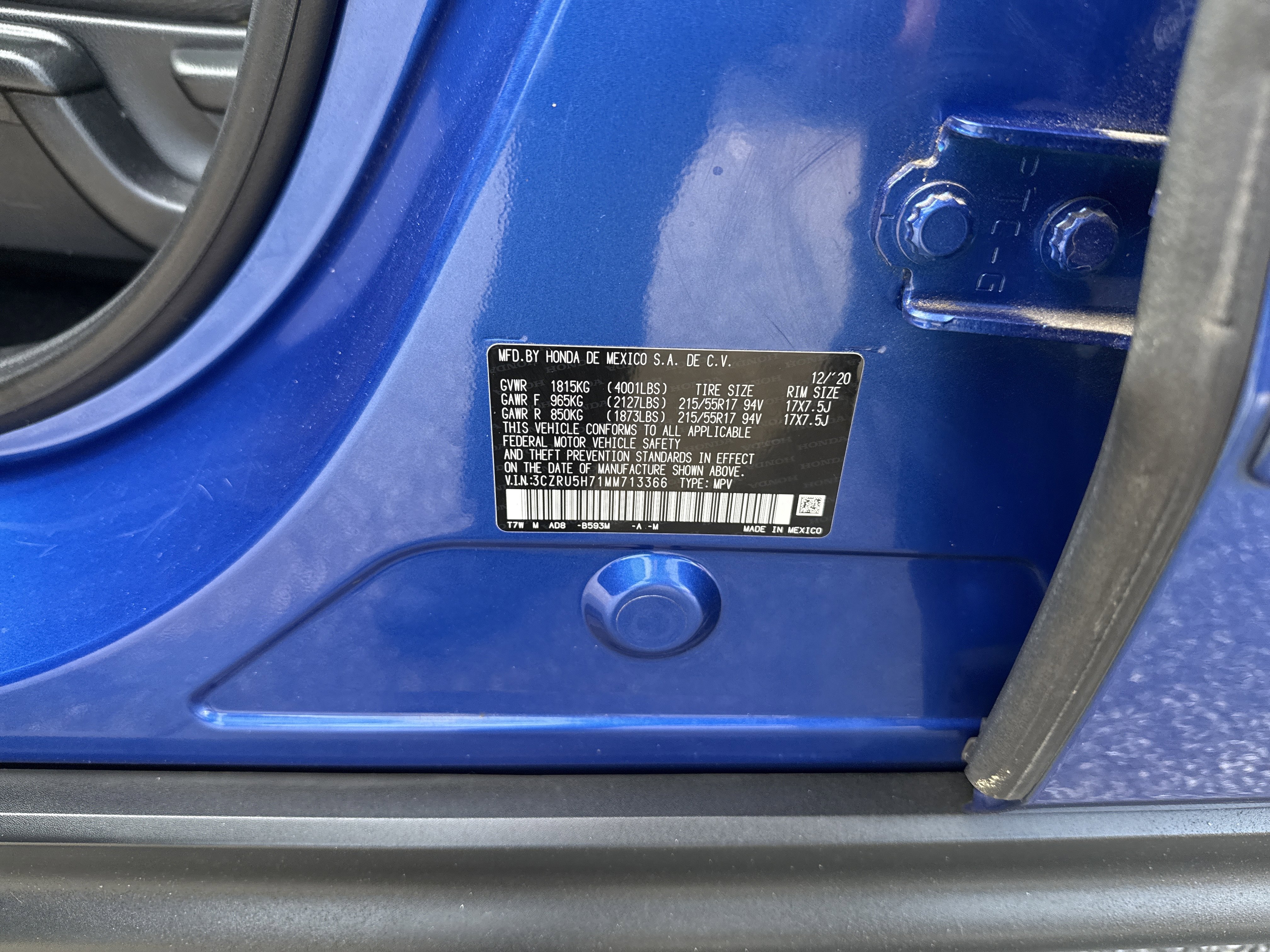 Used 2021 Honda HR-V EX-L image 35