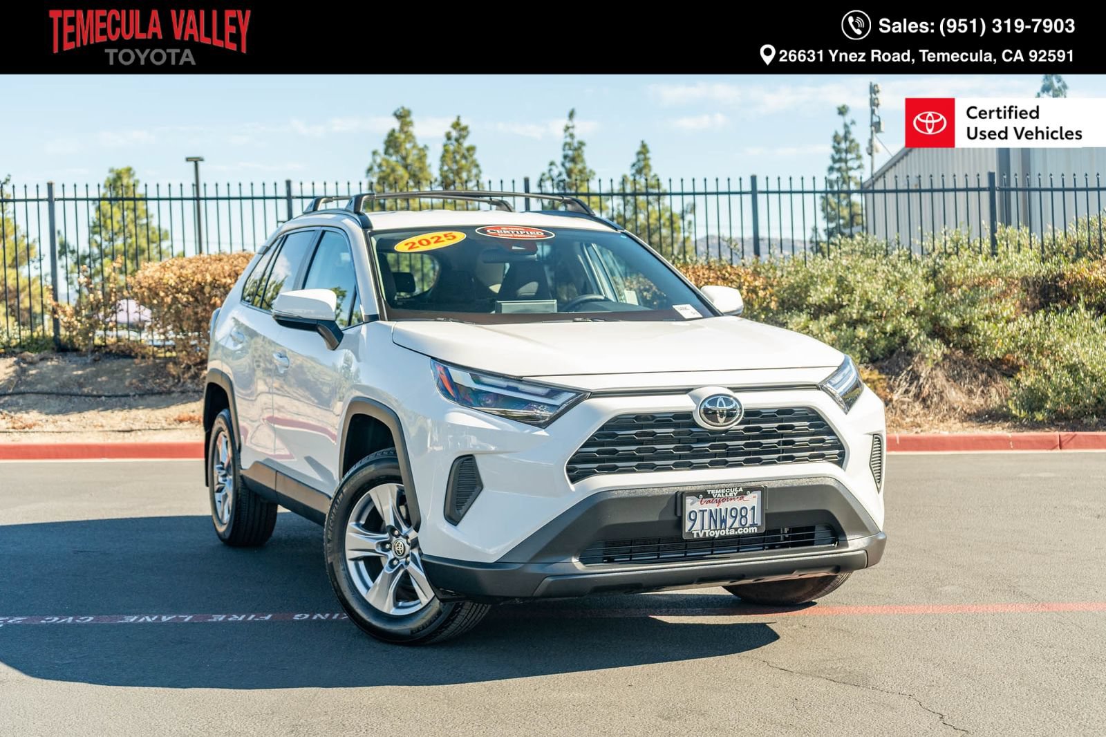Certified 2025 Toyota RAV4 XLE