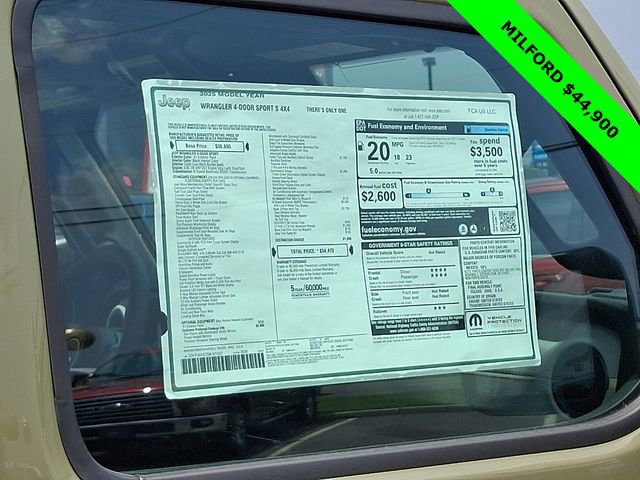 New 2025 Jeep Wrangler Sport S image 19