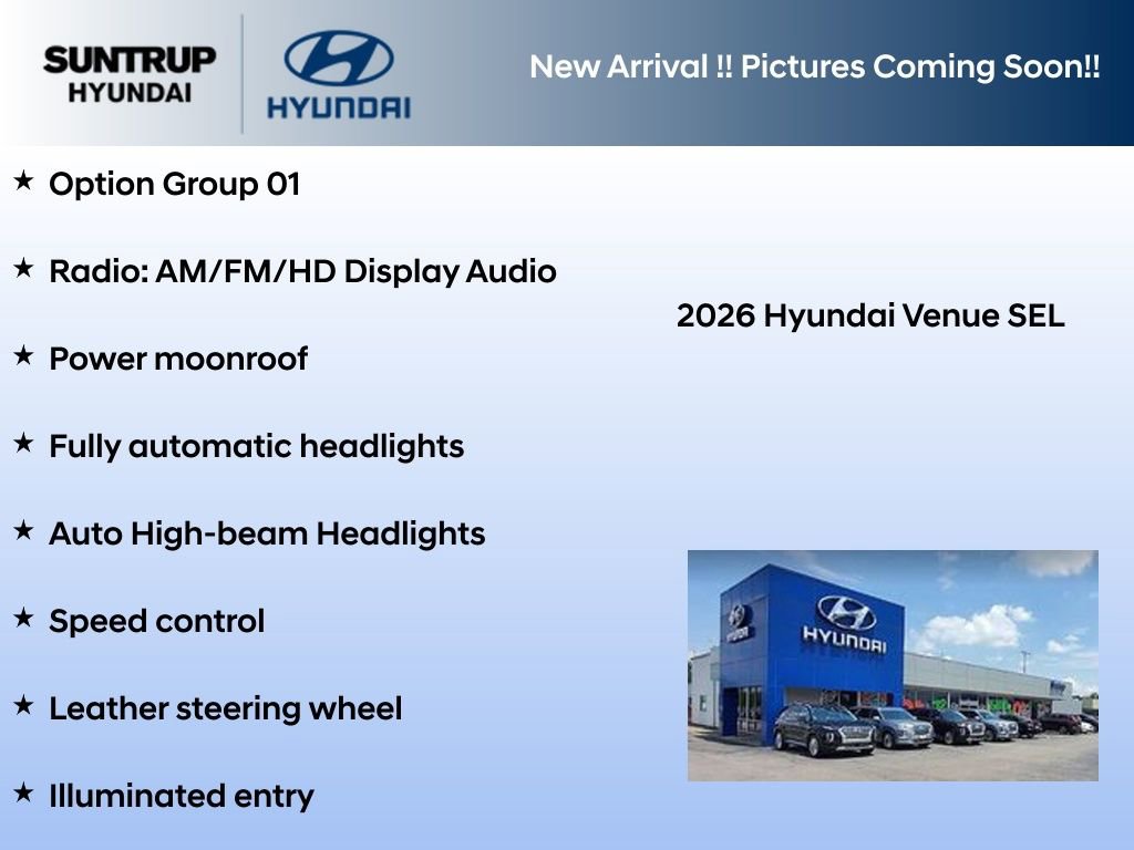 New 2026 Hyundai Venue SEL FWD image 2
