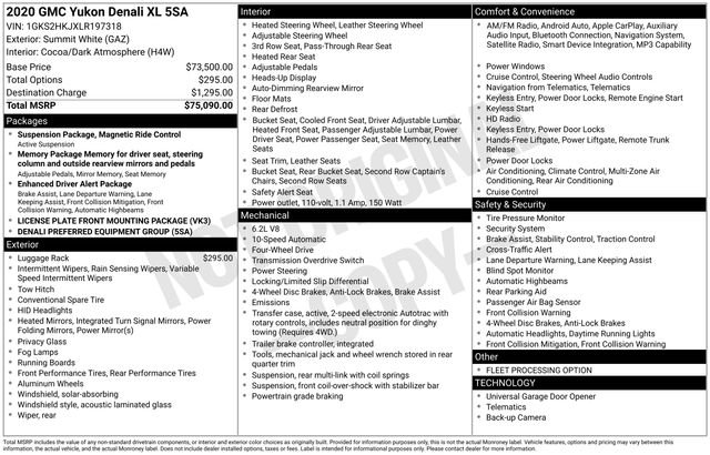 Used 2020 GMC Yukon XL Denali image 2