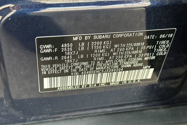Used 2018 Subaru Outback 3.6R Limited AWD/4WD image 33
