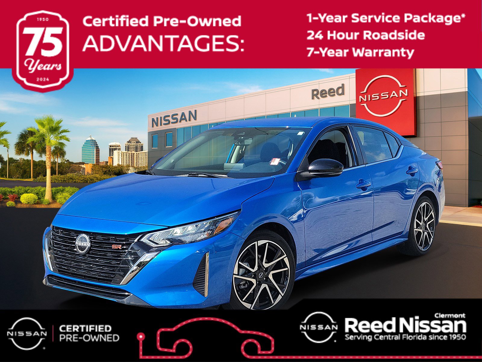 Certified 2024 Nissan Sentra SR FWD image 1