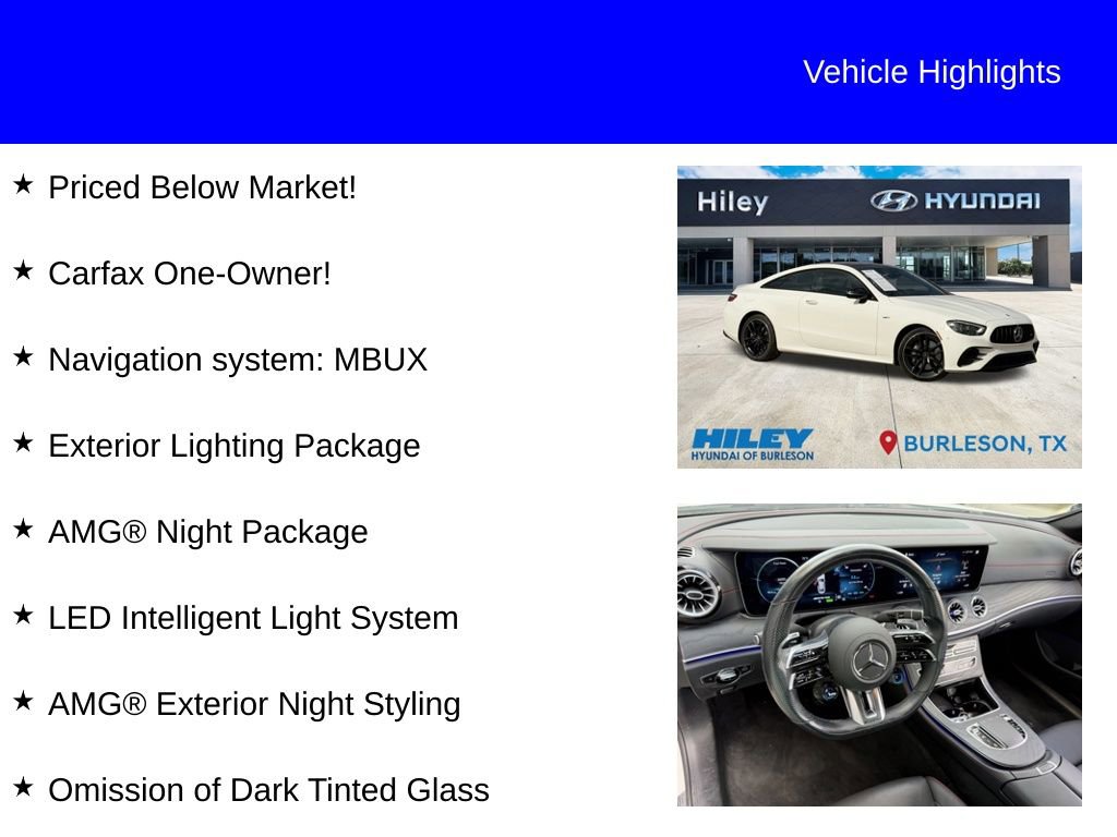 Used 2022 Mercedes-Benz E 53 AMG 4MATIC Coupe image 9