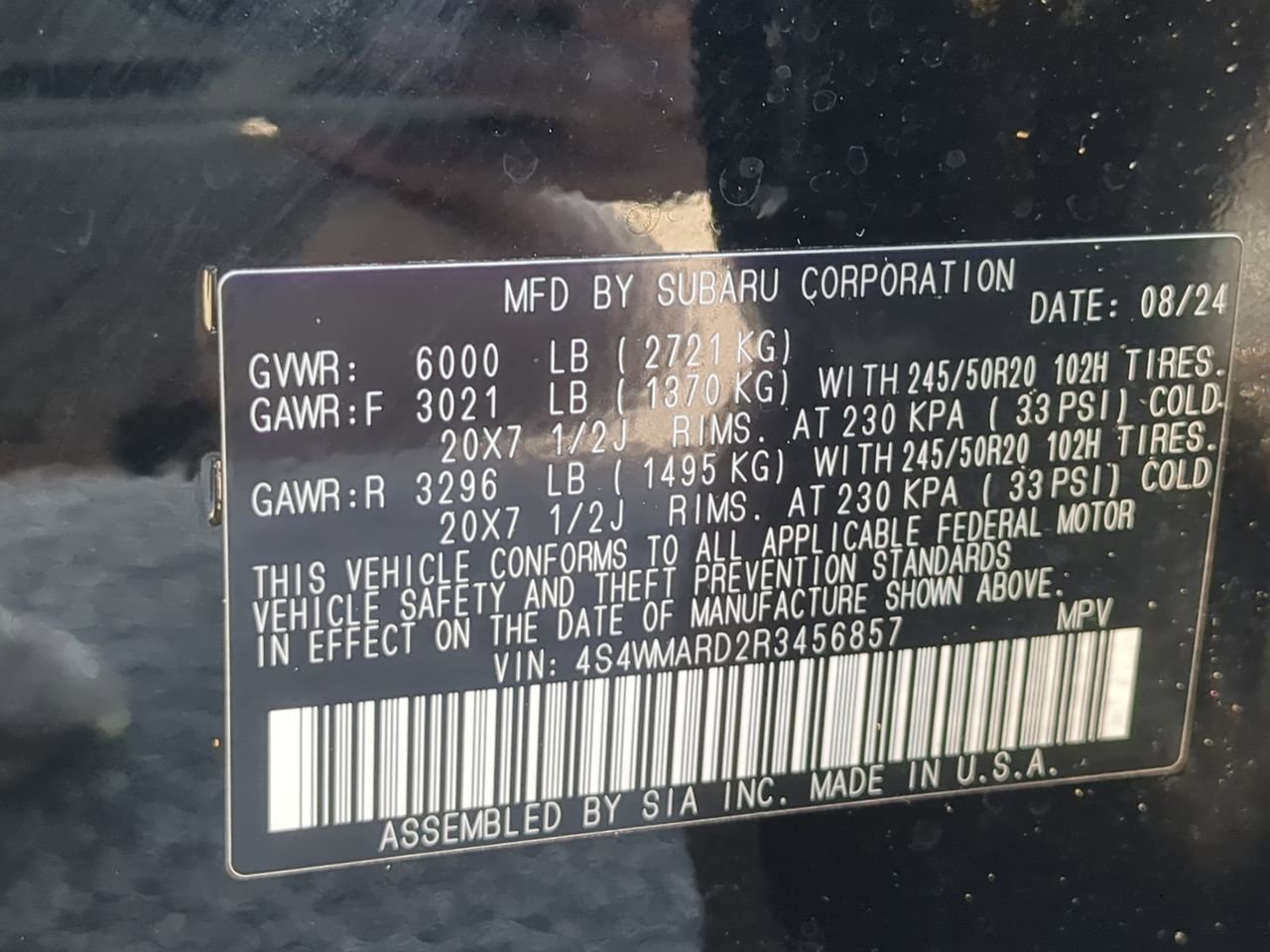 Used 2024 Subaru Ascent Limited w/ Technology Package AWD/4WD image 29