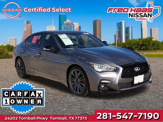 Used 2021 INFINITI Q50 Red Sport 400 w/ Proactive Package