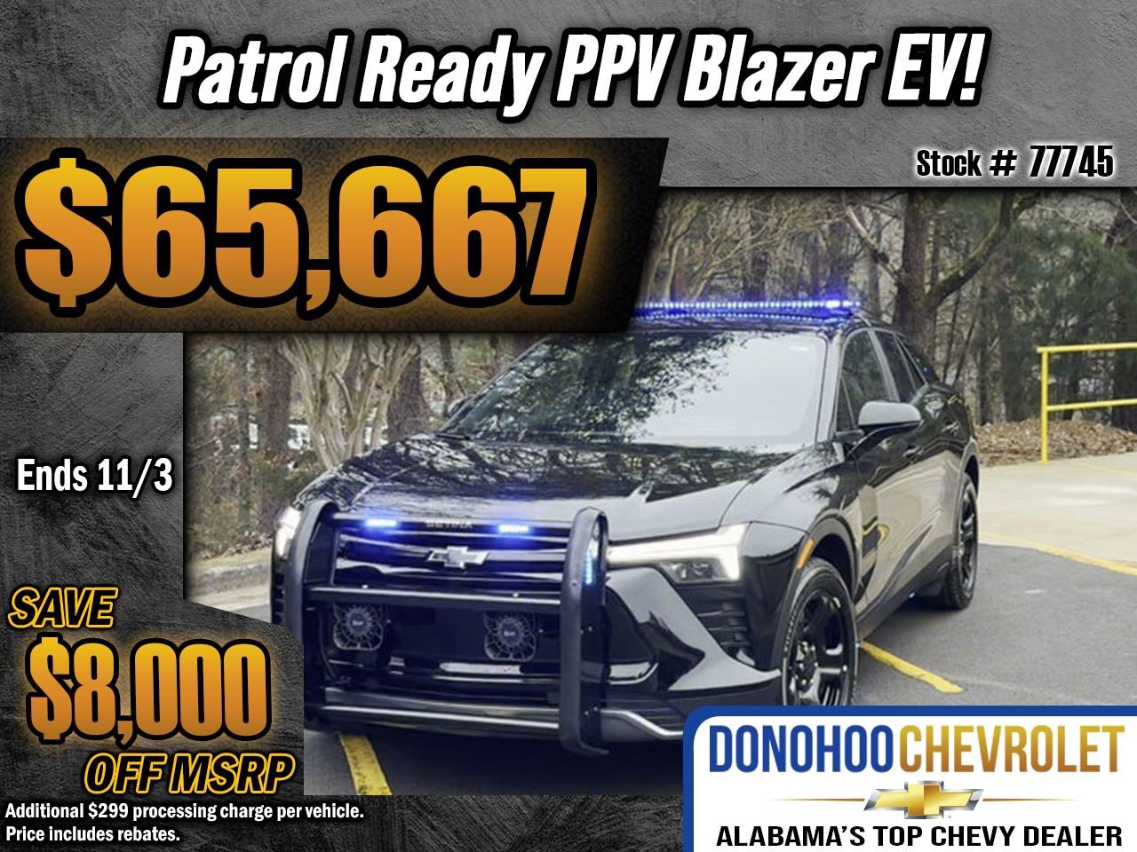 New 2025 Chevrolet Blazer EV AWD Police