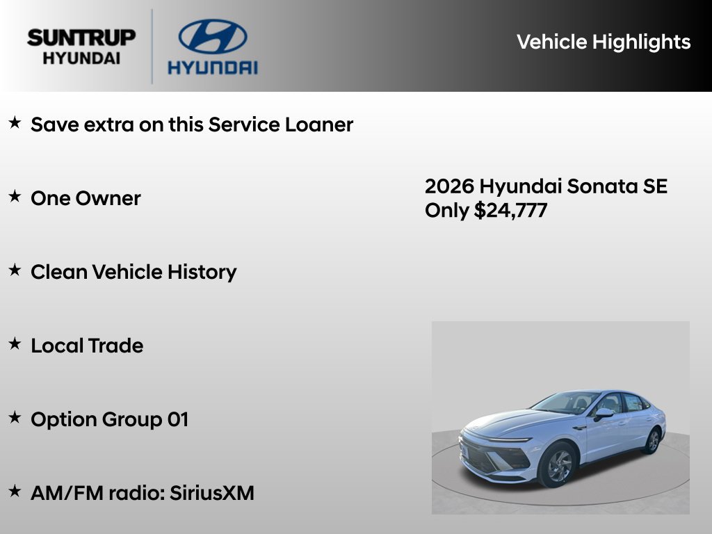 Used 2026 Hyundai Sonata SE FWD image 8