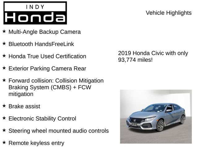 Used 2019 Honda Civic LX image 7
