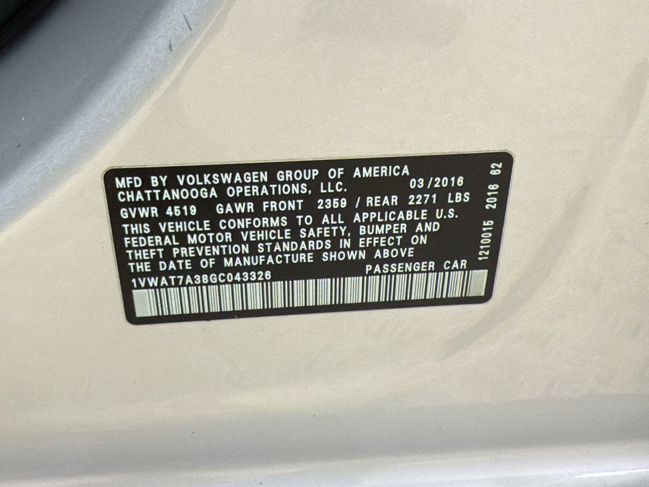 Used 2016 Volkswagen Passat 1.8T R-Line image 19