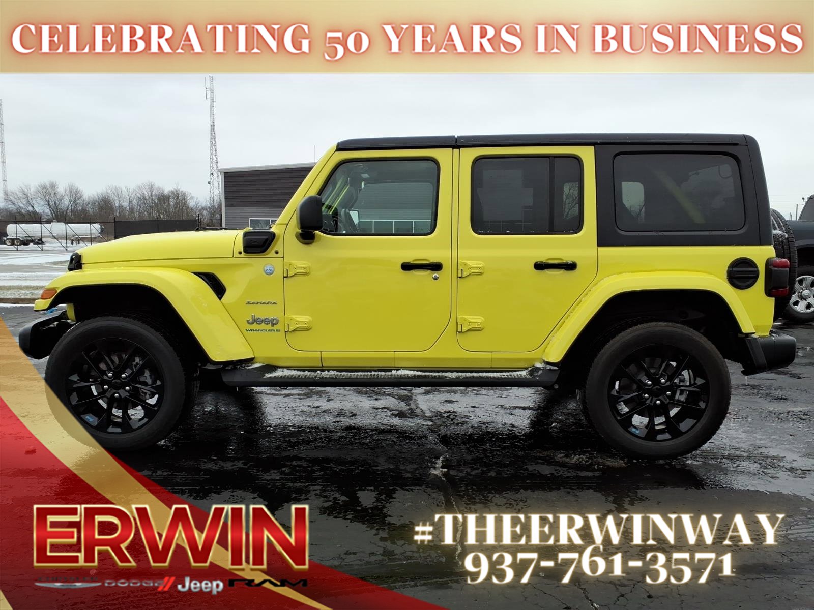 Certified 2023 Jeep Wrangler Unlimited Sahara w/ Cold Weather Group image 4