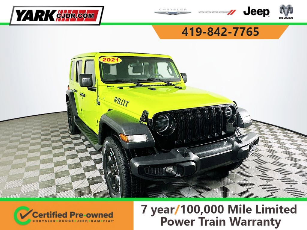Certified 2021 Jeep Wrangler Unlimited Sport