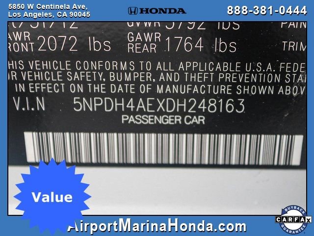 Used 2013 Hyundai Elantra Limited w/ Technology Pkg image 30